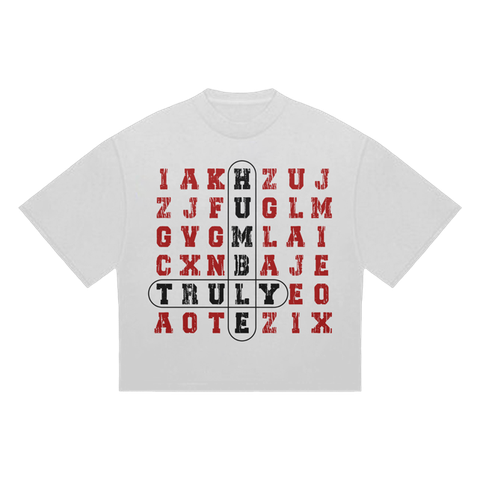 (60% OFF) Truly Humble Word Search Tee